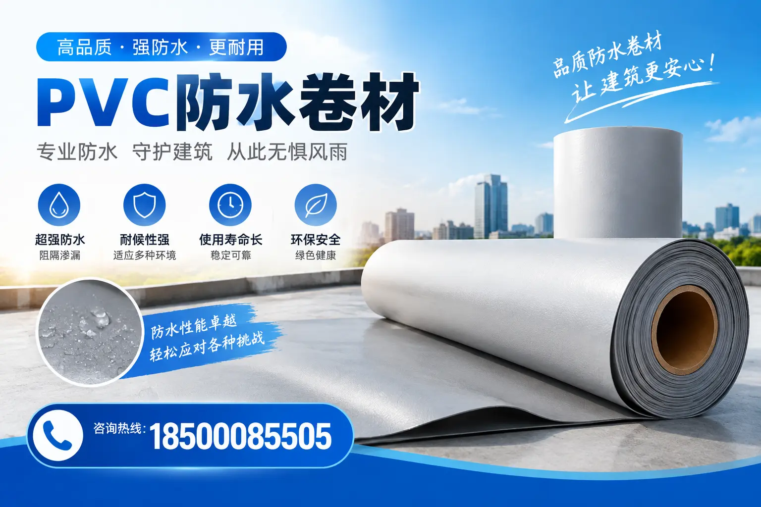 如何选择高质量的PVC防水卷材？自贡消费者必看指南