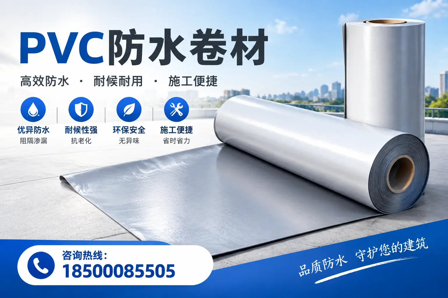 对比不同品牌PVC防水卷材的性价比,帮助自贡用户选择